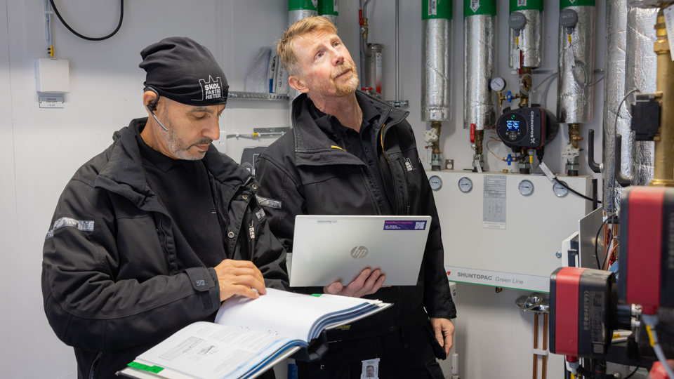 Drifttekniker vid driftcentral