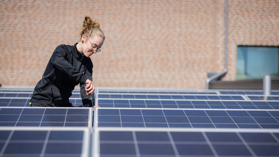 Montering av solcellsanläggning