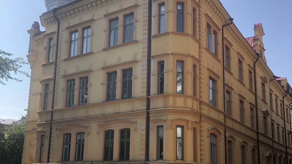 Överblick av Ellen Fries skolas fastighet.