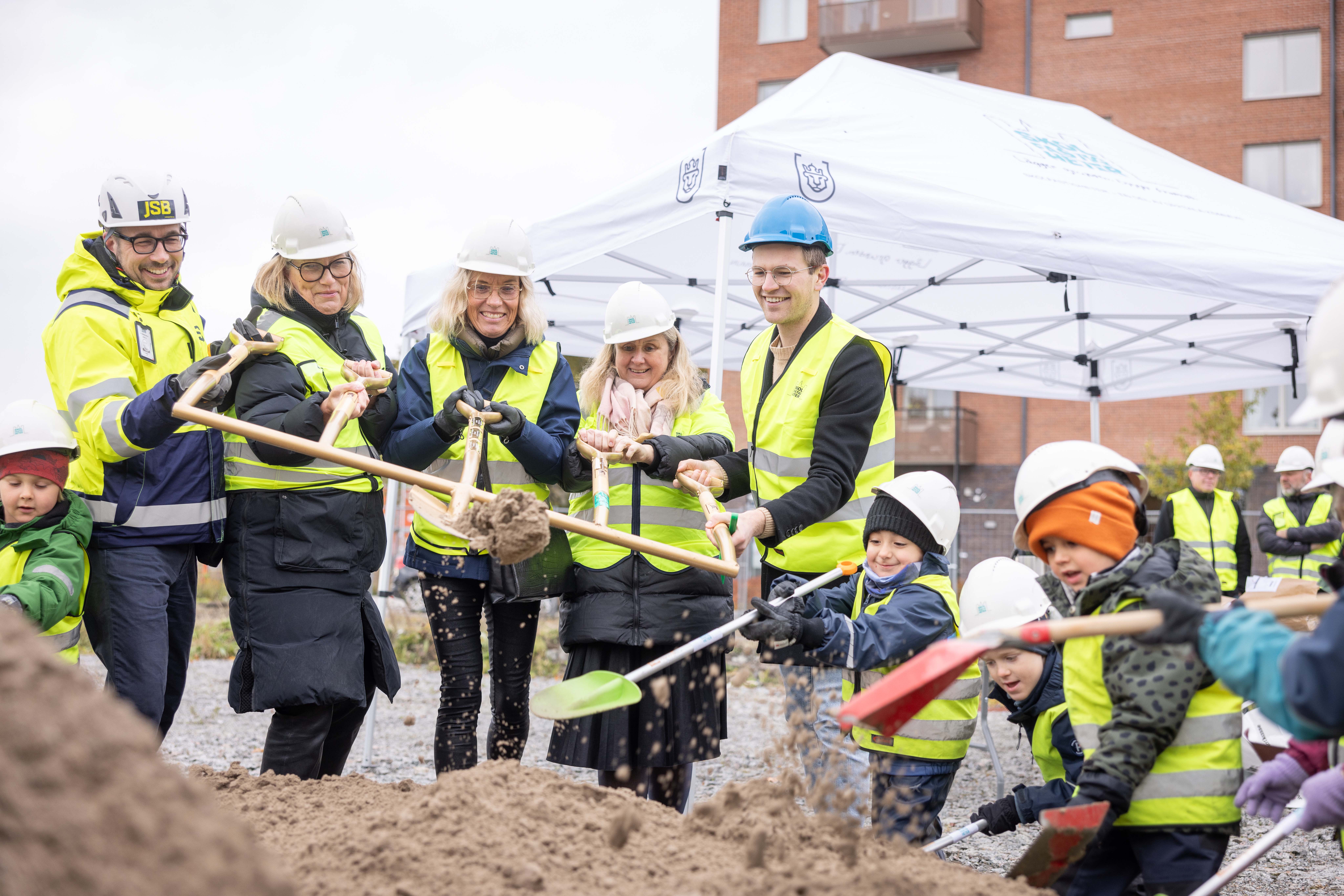 Spadtag för Skyttelns förskola